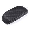 Car Stowing Tidying Armrest Box Panel Check Leather Carbon Fiber For Ford Maverick