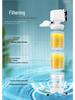 3-in-1 Aquarium Filter & Feces Separator with Built-in Circulating Water Pump