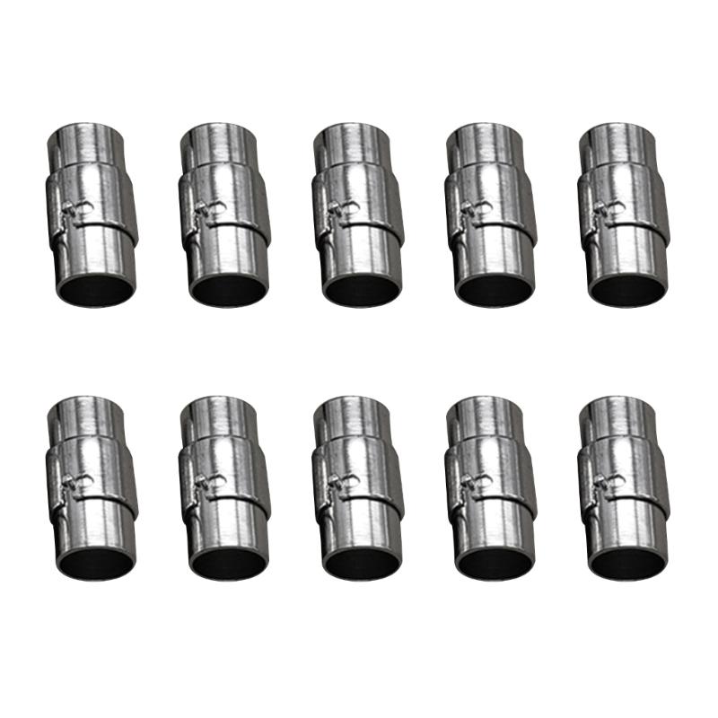 Balení 10 magnetických zapínání Díl pro výrobu šperků Měděné koncovky šňůr pro kůže Lanový náhrdelník Náramek Příslušenství