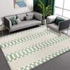 Living Room Coffee Table Carpet Striped Graphic Floor Mat Household Living Room Large-area Laying Soft Floor Mat