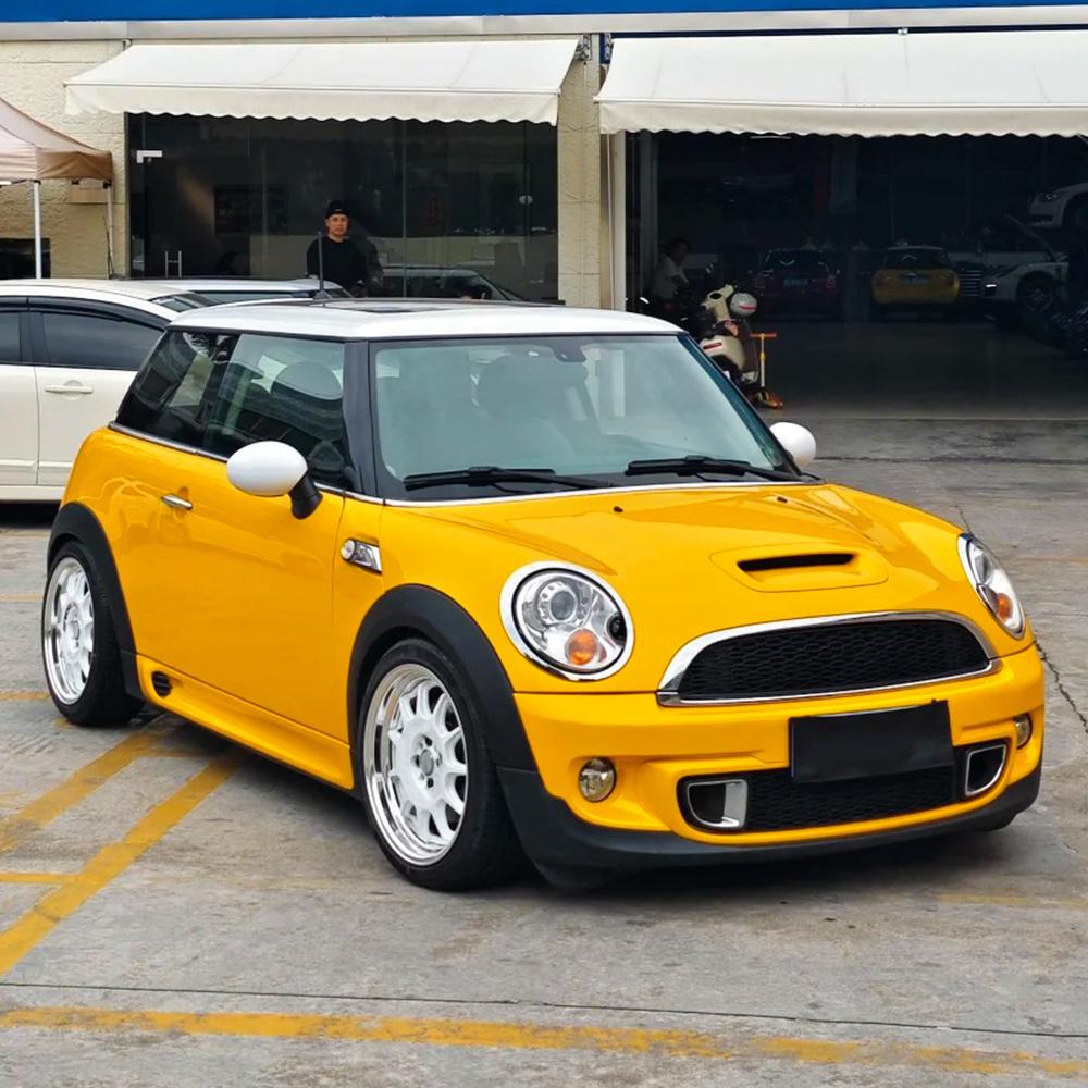 

Car Sticker Metal Paint Yellow Wrapping Vinyl Film Auto Color Change Film PET Bubble Free Decals PVC Sticker Car Accessories 10x152cm
