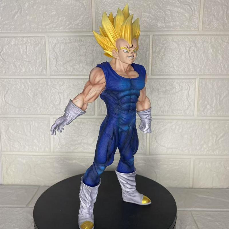 Animation Dragon Ball, Dry Matrix 2, Super Saiyan Standing Statue Model Doll Tide Play Ornament Gift