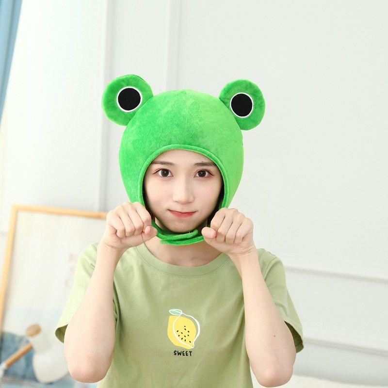 New expression big ears frog headgear hat, photo props photo props, cartoon headgear