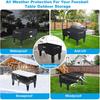 Foosball Table Cover Outdoor Waterproof,Heavy Duty 420D Soccer Table Cover,Game Table Cover with Windproof Buckle,Air Vent,4 Reflective Strip