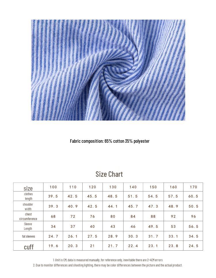 Kids' Unisex Striped Long Sleeve Shirt