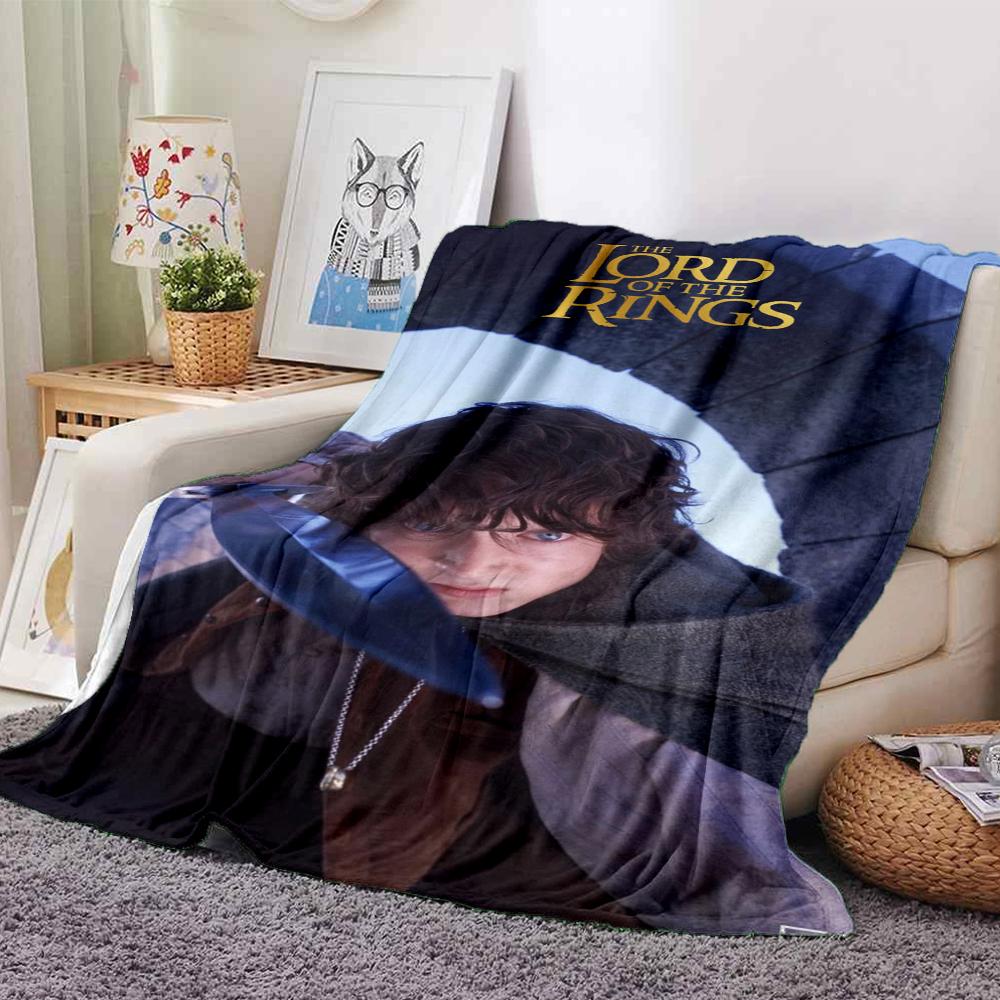 The Lord of the Rings Theme Printed Blanket - Perfect for Couch, Bed, Travel & Outdoor Use | Machine Washable, Cozy & Durable.
