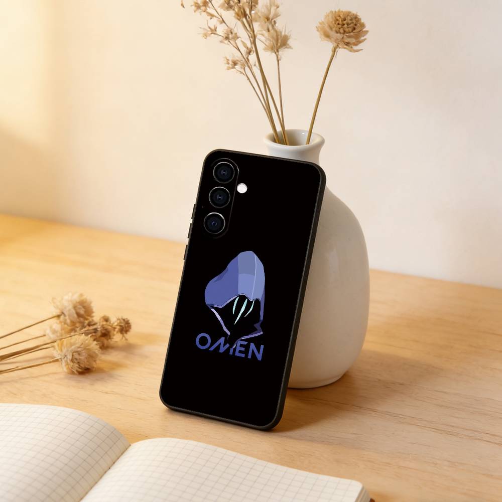 V-ValorantS O-Omen Phone Case For Samsung Galaxy A73,A72,A71,A70,A53,A52,A51,Others Soft Black Cover