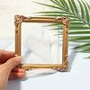 Photo Frame Nordic Style Embossment Handmade Photo Backdrop Resin INS Retro Mini Picture Display Stand Photography Prop