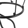 Basketball Return Attachment for Hoop Carbon Steel Heavy Duty Basketball Rebounder Training Accessories with 3 Stable Large Hooks