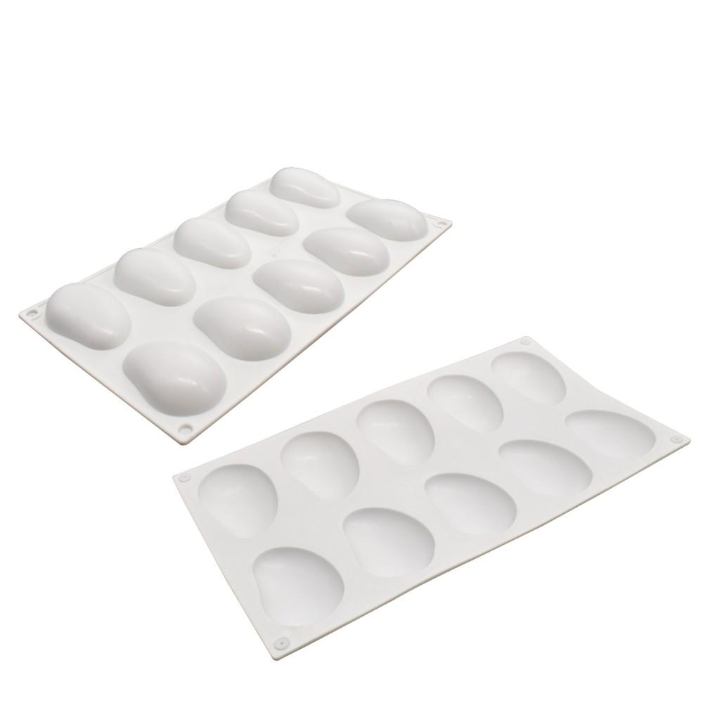10 Holes 3D Mango Silicone Mold Diy Craft Soap Candle Mold Mousse Cake Ice Mold Cake Decoration Tool Baking Accessories