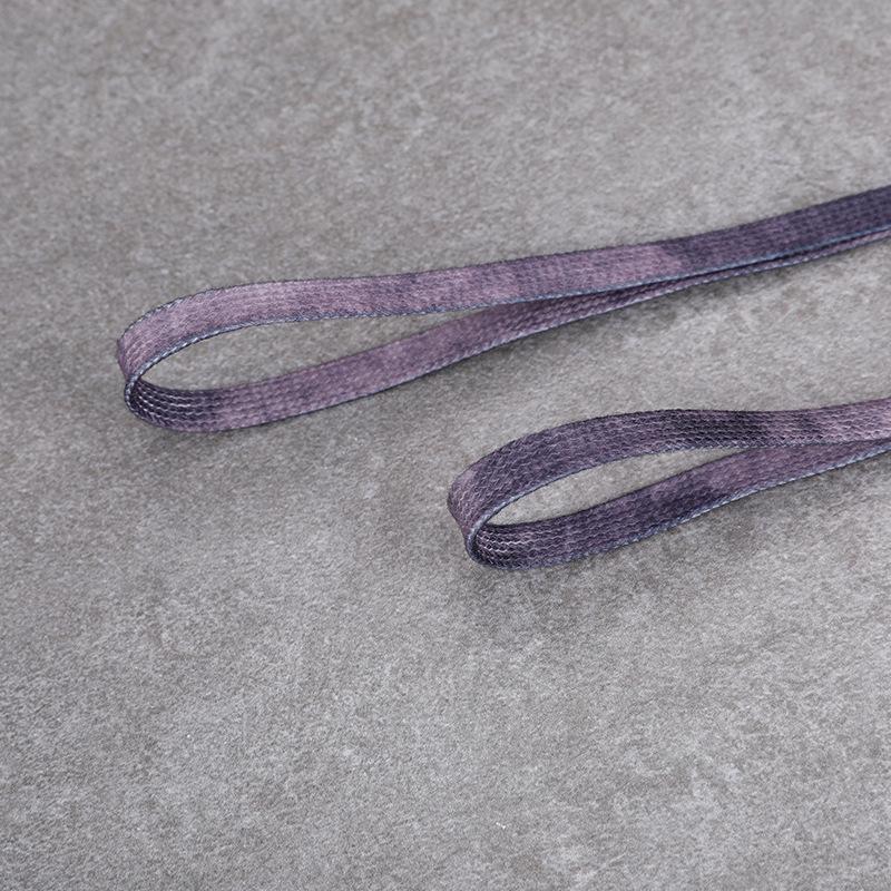 NEW 1 Pair Flat Shoelaces Polyester Cotton White Shoe Laces for Sneakers Pattern Weaving Non Fading Shoestring Shoe Accessories