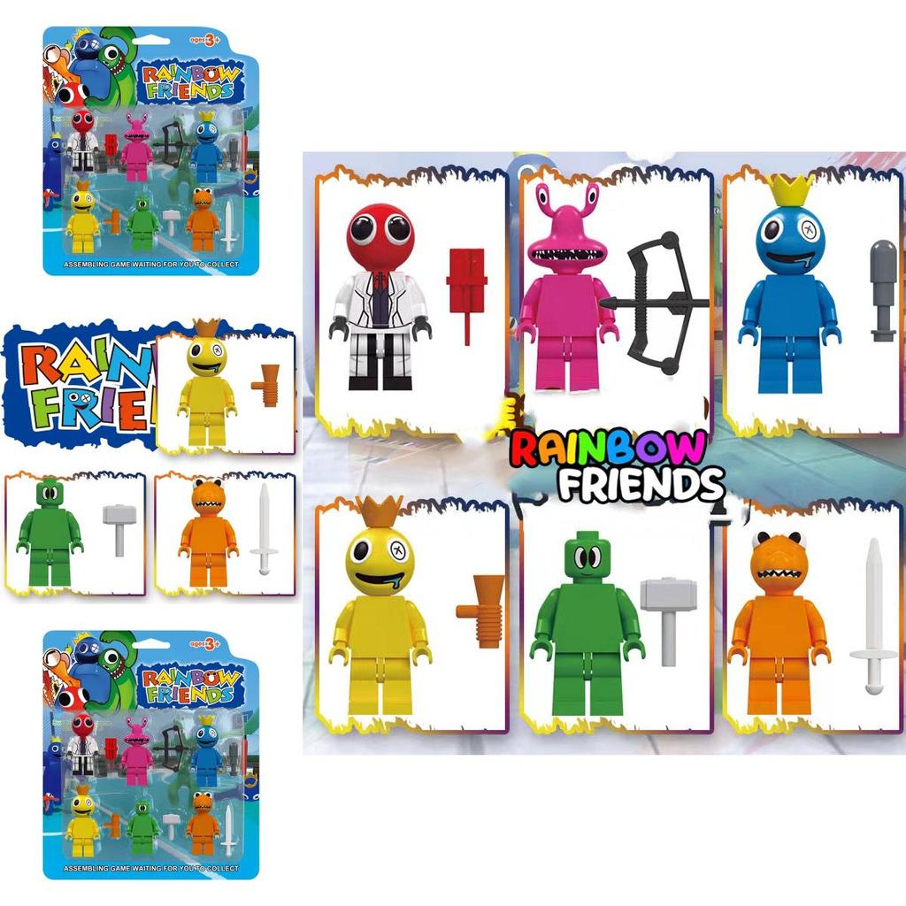 Roblox Rainbow Friends Blocchi da Costruzione Action Figure Bambini Regalo di Natale Collezione