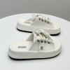 Muffin Thick-soled Cool Slippers Women's Summer Wear New Versatile Thick-soled Beach One-word Drag Sports and Leisure Sandals
