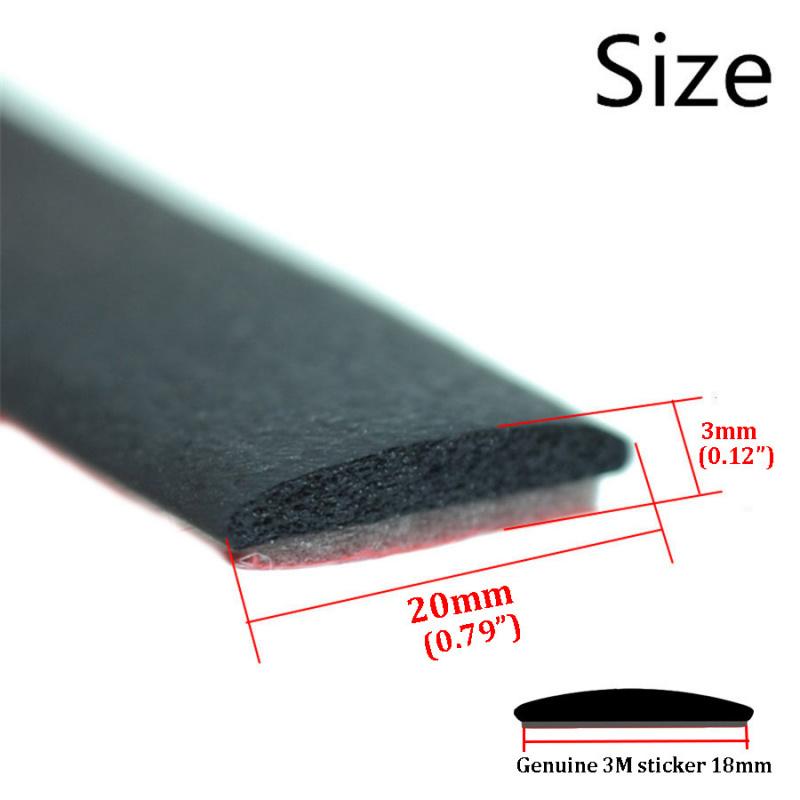 5M Těsnivo na čelní sklo auta, Gumové těsnicí lišty pro trojúhelníková střešní okna