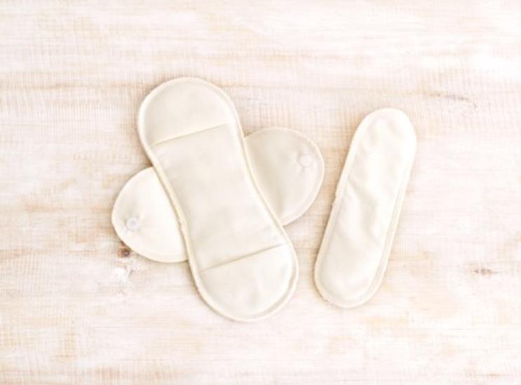 

Made in Earth Cloth Napkins with Daytime Use Pockets, (Beige)