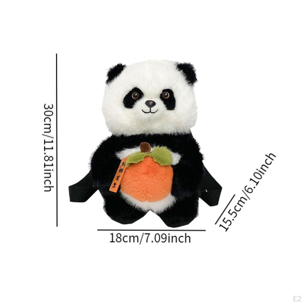 Plush Panda Backpack Doll Animal for Party Shopping Travel Adults