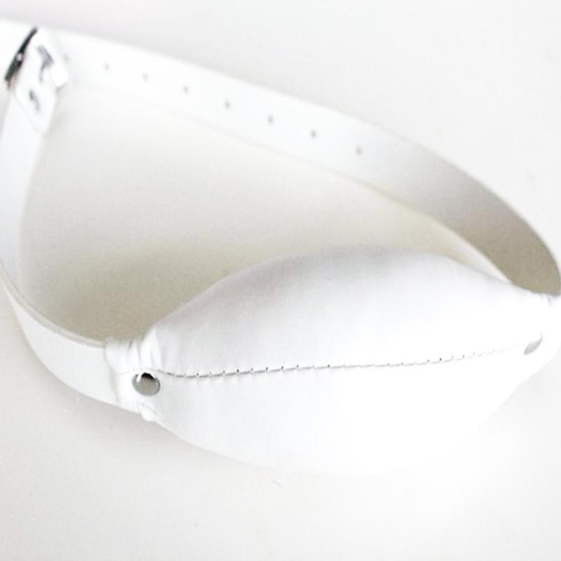 Soft PU Leather Padded Pillow Mouth Gag Slave Harness Bite Gag Pony Play Sex Toys for Couple Open Mouth Restraints Straps