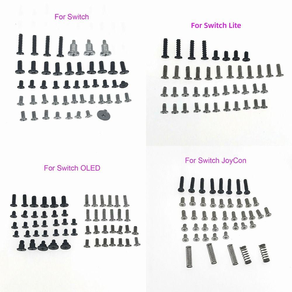 Full Set Replacement Repair Screws Fastener Kit for Switch Lite/OLED/Joy-Con Repair Accessories