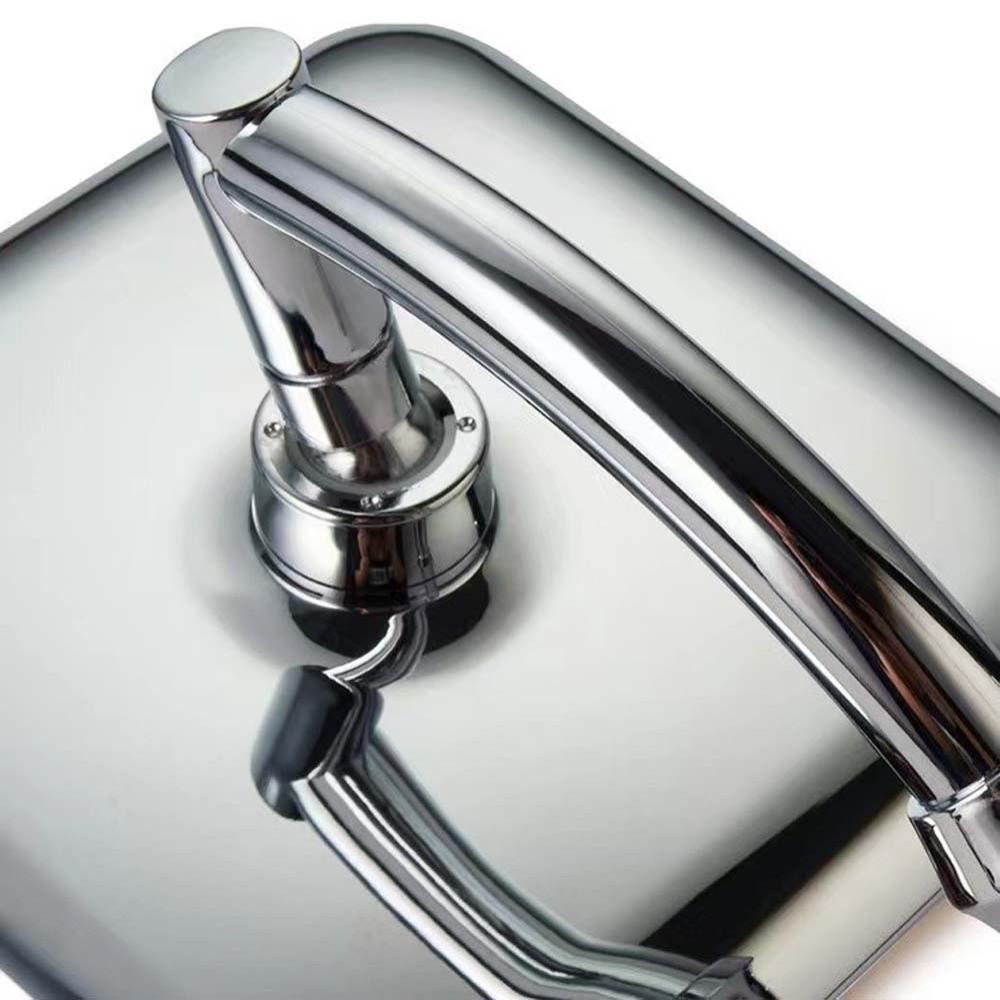 Round Pressurized Shower Nozzle Square Large Panel Showerhead Shower Heads High Pressure  Hotel