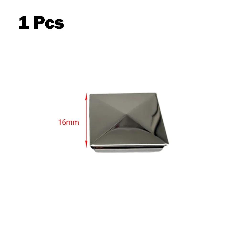 Stainless Steel Post Cap for Square Posts Pyramid Shape for Added Security Easy Installation and Enhanced Protection 24