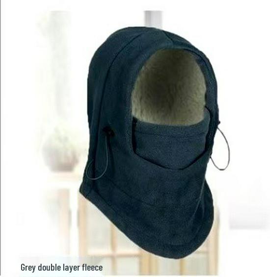 Outdoor Cycling Fleece Balaclava: Windproof, Ear-Protecting, Warm, Snow-Resistant Hat