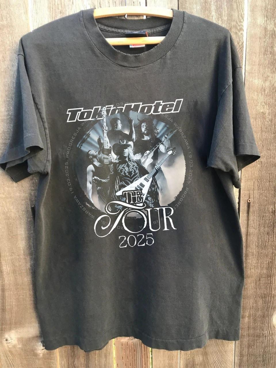 Tokio Hotel Band Short Sleeve Cotton Reprint Unisex Shirt AN52760 Unisex T-Shirt S