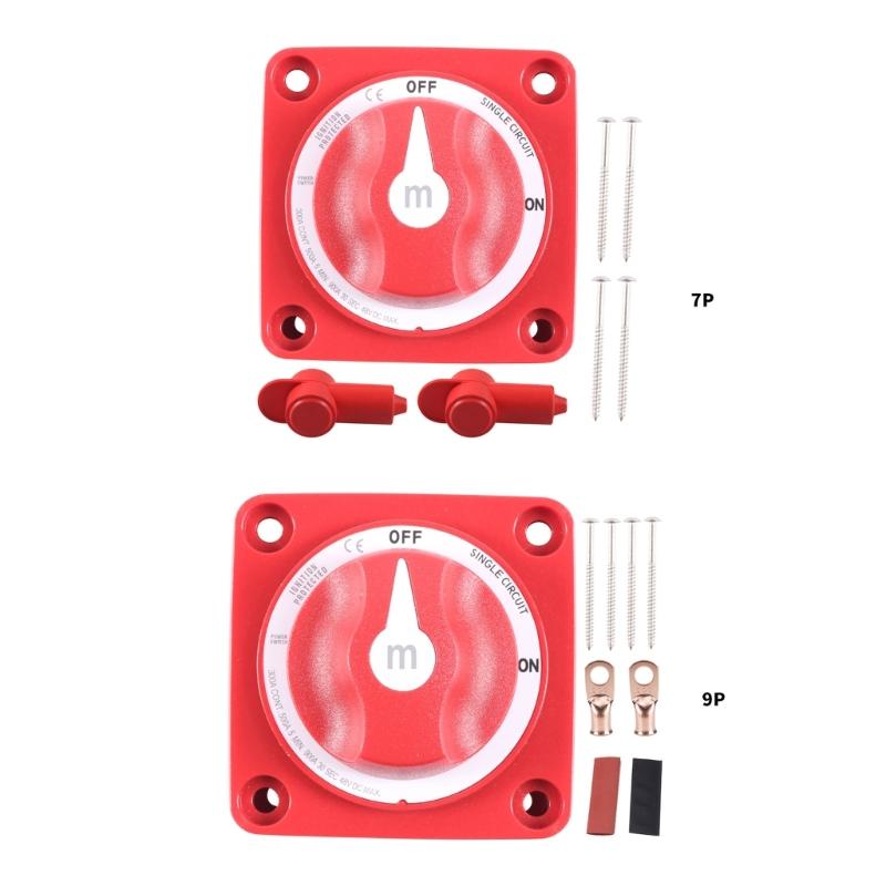 Battery Switches 12-48V Waterproof Battery Power Cut Switches Disconnect Isolator for Car Vehicle Boat