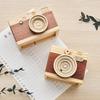 Artistic Camera Pen Holder Home Decor Retro Office Study Desk Decoration Stationery Container Wooden Crafts Gift for Students