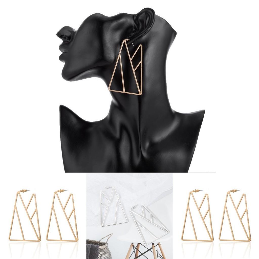 Trendy Geometric Alloy Earrings For Women Fashionable Street Style Jewelry