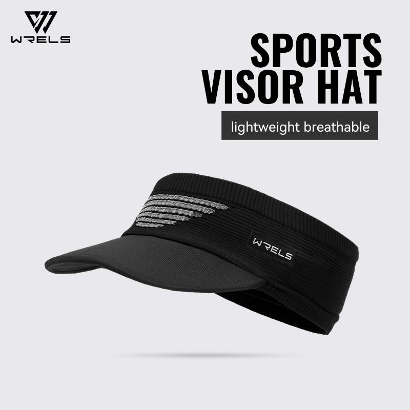 WRELS Outdoor Sports Visor Caps Adjustable Visor UV Protection Top Empty Tennis Bicycle Anti-UV Empty Top Elastic Knitted Hat