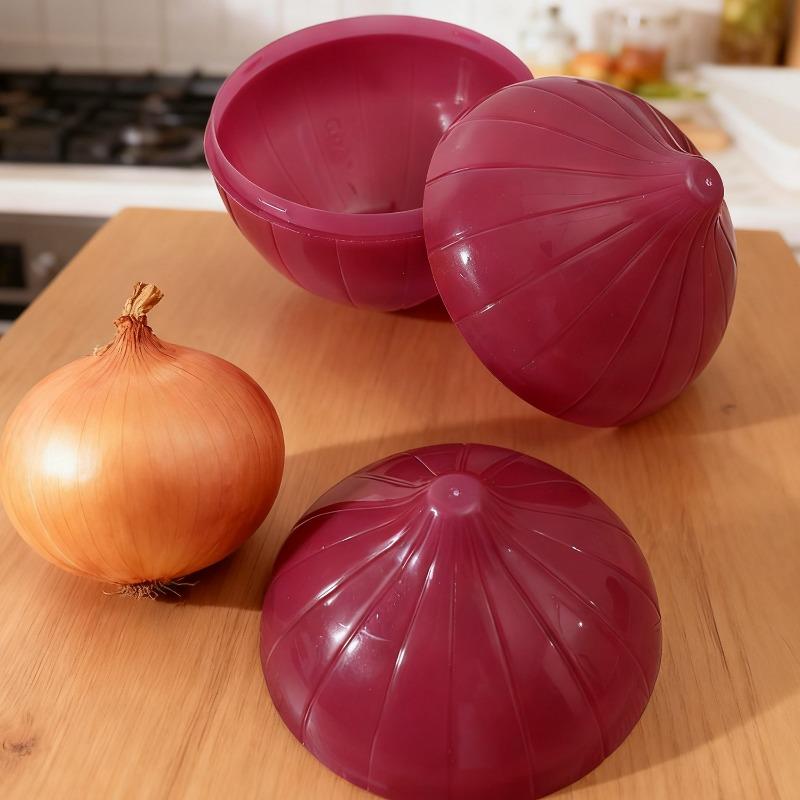 5-1Pcs Sealed Creative Organizer Onion Garlic Green Pepper Fresh Crisper Kitchen Fruits Vegetables Preservation Storage Boxes
