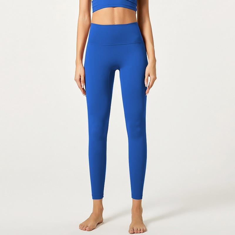 Fitness Cloud Feeling Super Soft Hip Lift Women's High Waist Elastic Nude Feeling Sports Running Yoga Clothes Trousers