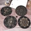 Divination Metaphysical Message Board Wooden Pendulum Board with Crystal Dowsing Pendulum Necklace Witchcrafts Supplies