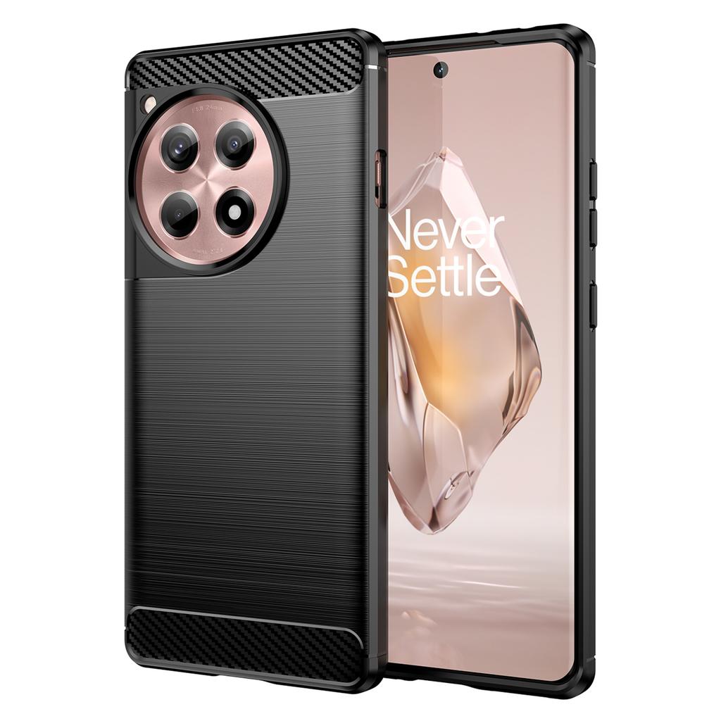 For OnePlus 12R 5G/Ace 3 5G Case Brushed TPU Anti-Fingerprints Phone Cover