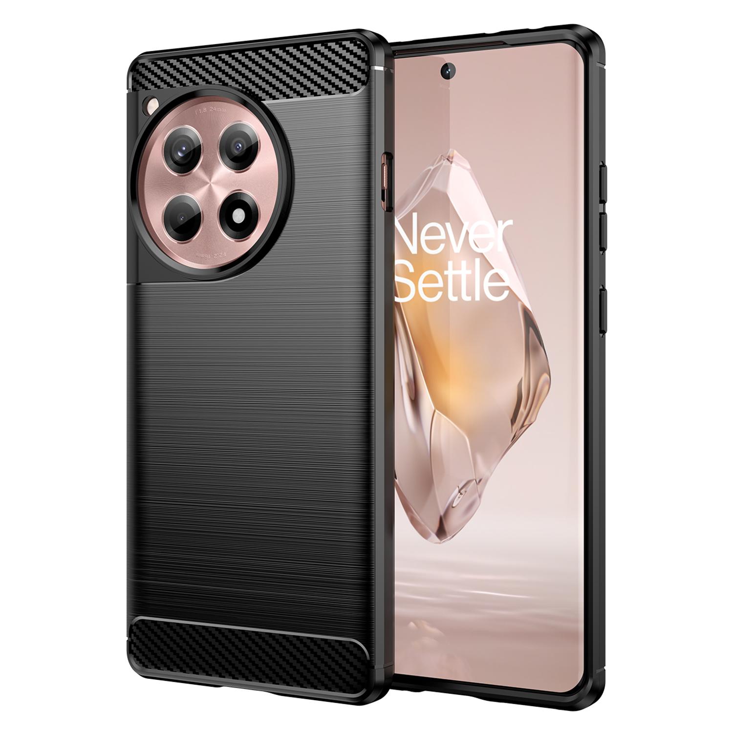 

For OnePlus 12R 5G/Ace 3 5G Case Brushed TPU Anti-Fingerprints Phone Cover A