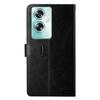 For Oppo Reno11 F 5G/F25 Pro 5G Case with Wrist Strap Y Shaped Lines Imprint Leather Phone Cover