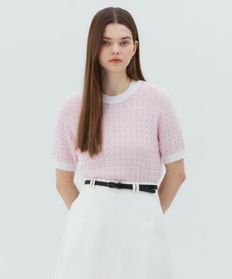 MIND BRIDGE WOMEN [W] Boucle Tweed Knit Mykt3209