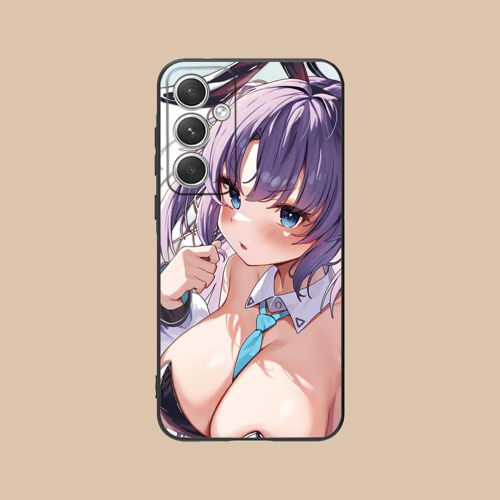 Blue Archive Yuuka Matte Mobile Phone Case for Samsung Galaxy S26 S25 S24 S23 S22 S21 S20 Note20 Plus FE Ultra Colorful Cover