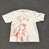 T-shirt unisex in cotone Anime EVA Neon Genesis Evangelion Girocollo Manica corta Estate 2026 Uomo Harajuku Grafiche Rei Ayanami Magliette