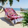 Kirby Pink Spirit Print Beach Towel, Large Soft Quick Dry Towel for Beach Camping Swimming