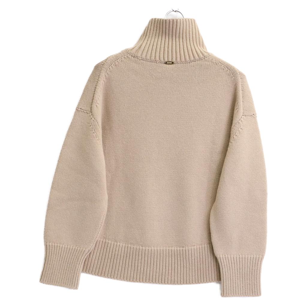 Muse Beige Wool Cashmere 5G Pullover Sweater Tops Not Written beigeUsed