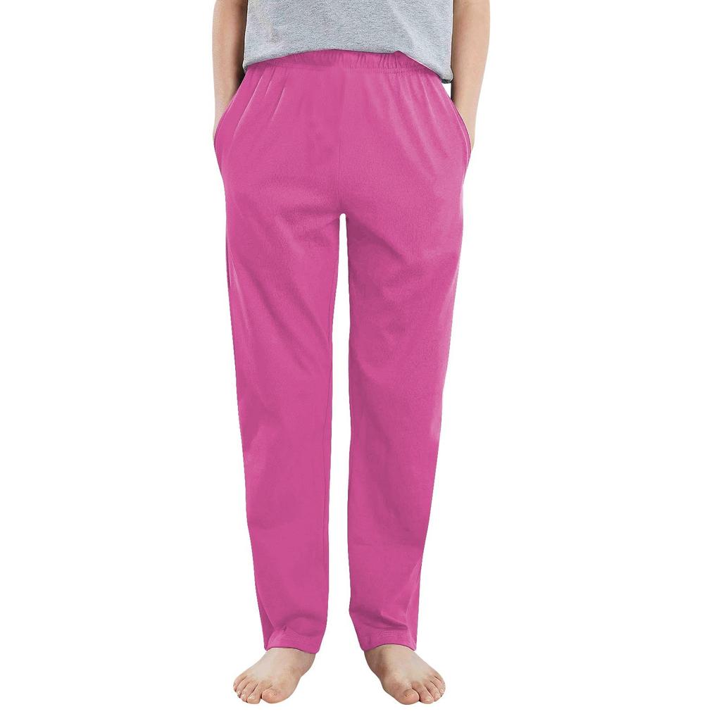 Kids' Casual Pants - Solid Color Sport Pants With Pockets