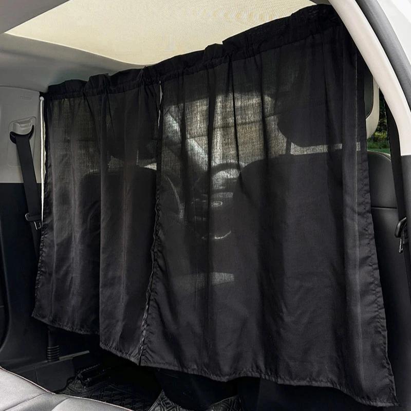 NEW Car front and rear partition curtain retractable suspension sun protection heat insulation car privacy curtain Accessories