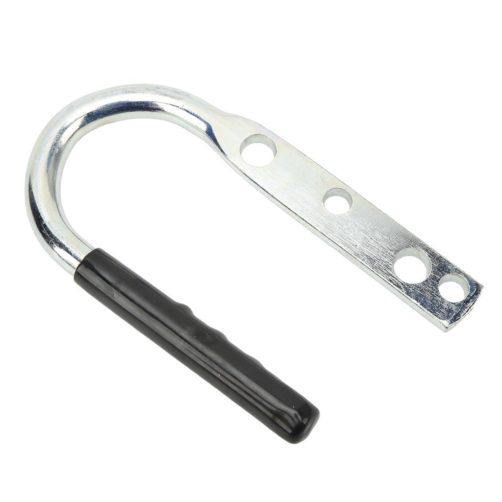 Trailer Coupler Lift Handle Galvanized Steel Rubber Tongue Handle for RV Caravan Boat