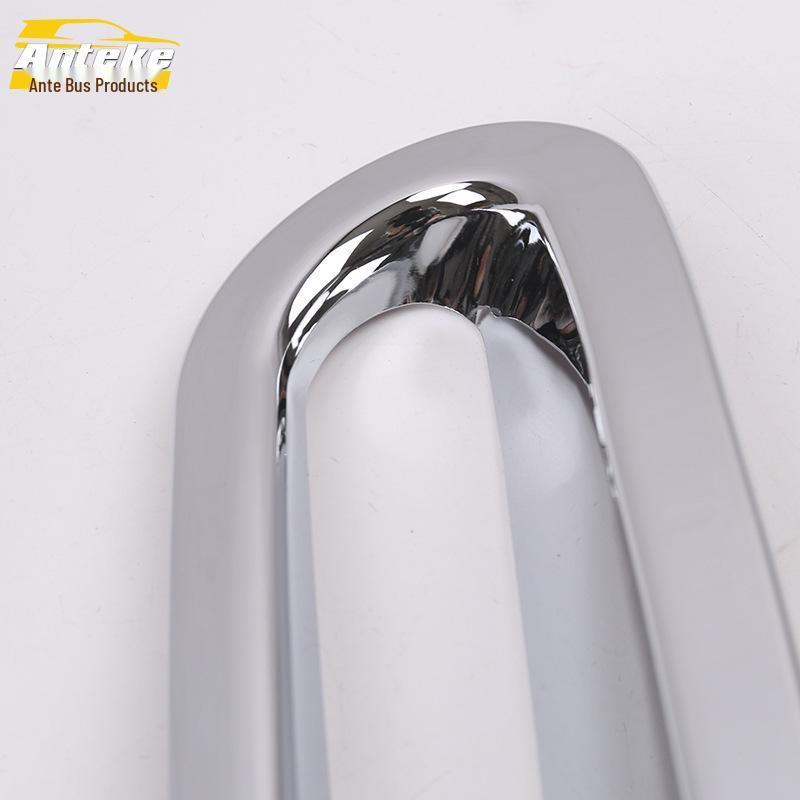 Qijun Rear Fog Light Decorative Frame for 14 Models - Electorplated Trunk Cover & Accessories