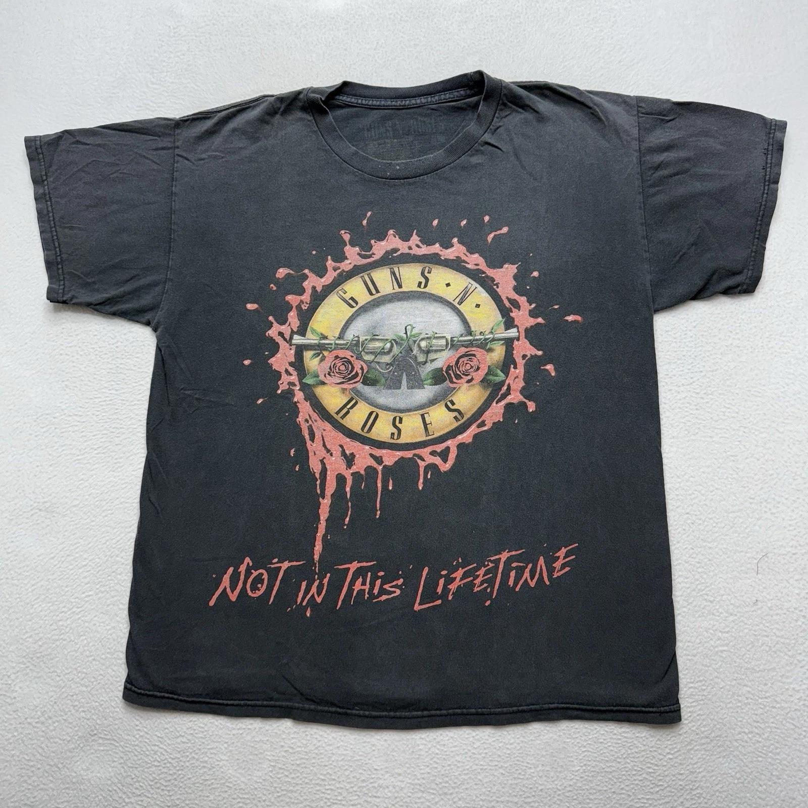 

Футболка с графическим принтом Guns N Roses, тур Осень 2019, Размер L, Аутентичная, СУМАСШЕДШЕЕ выцветание L