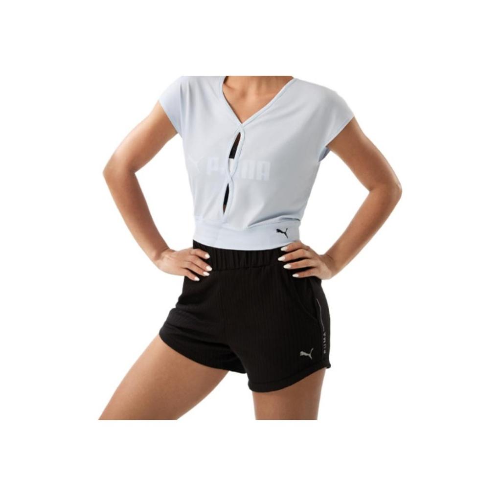 Puma Shorts Studio Unwind Shorts Femininos Preto 524608-01