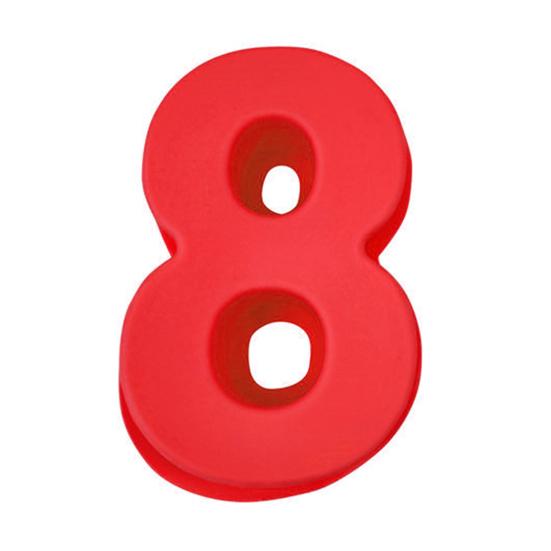 Nepřilnavá forma na dort Flexibilní silikonová rychle uvolňovací čísla Fondantová forma pro pekařství