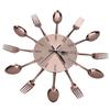 Kitchen Wall Clock Multipurpose Cutlery Kitchen Utensil Clock for Kitchen Restaurant Home Decor