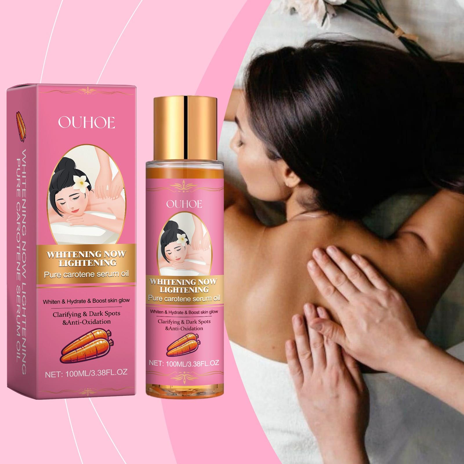 

Роскошное морковное осветляющее отбеливающее массажное масло для тела с темной эссенцией